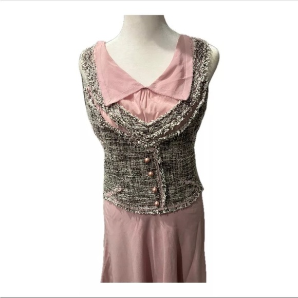 ASO Blair Waldorf Gossip Girl Extremely Rare Zac Posen Resort 2011 Tweed Dress - Picture 3 of 16